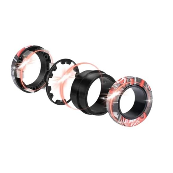 Magnetic Rings Fidget Toy Set, ADHD Stress Relief Fidget Toys, Magnet Spinner - Picture 3 of 6